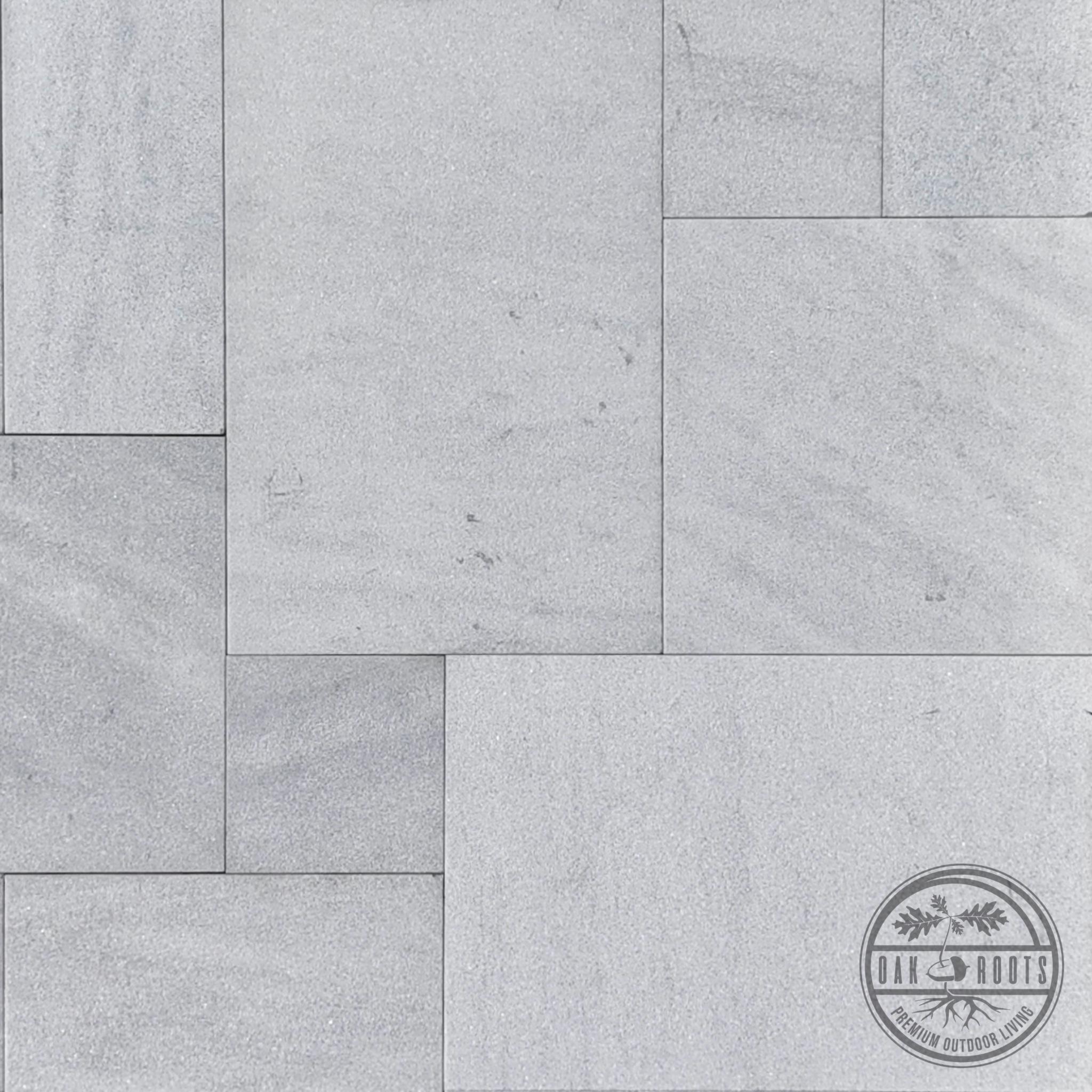 Arctic White stone pavers Indiana