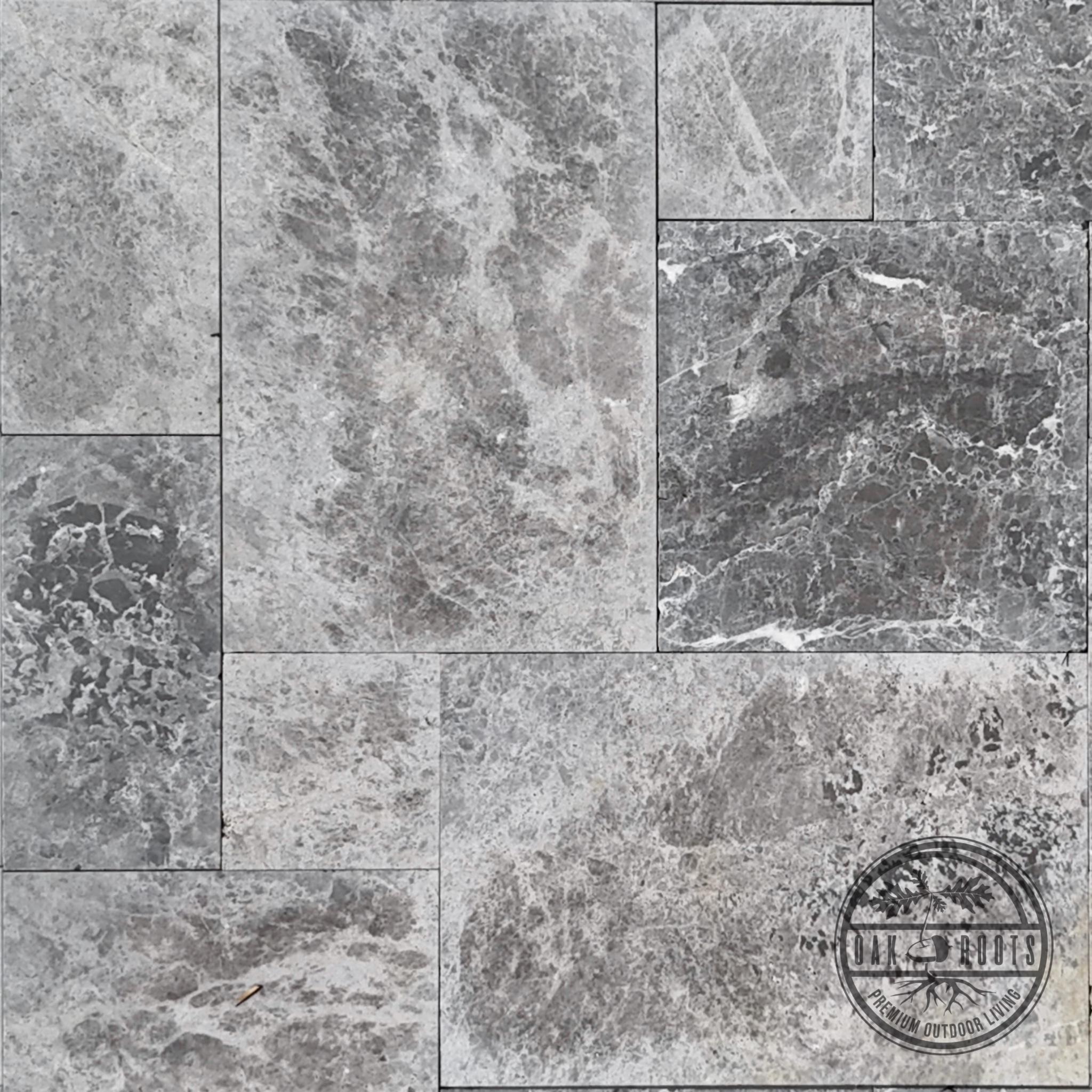 Charcoal Grey Travertine paver Milan Indiana