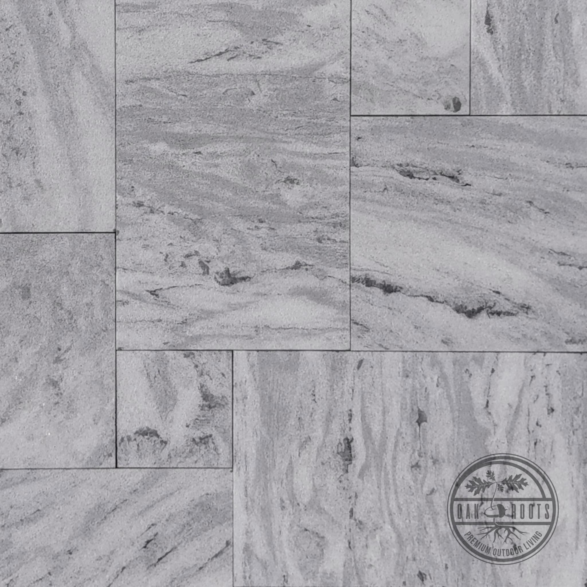 Silver Grey Travertine pavers Indiana