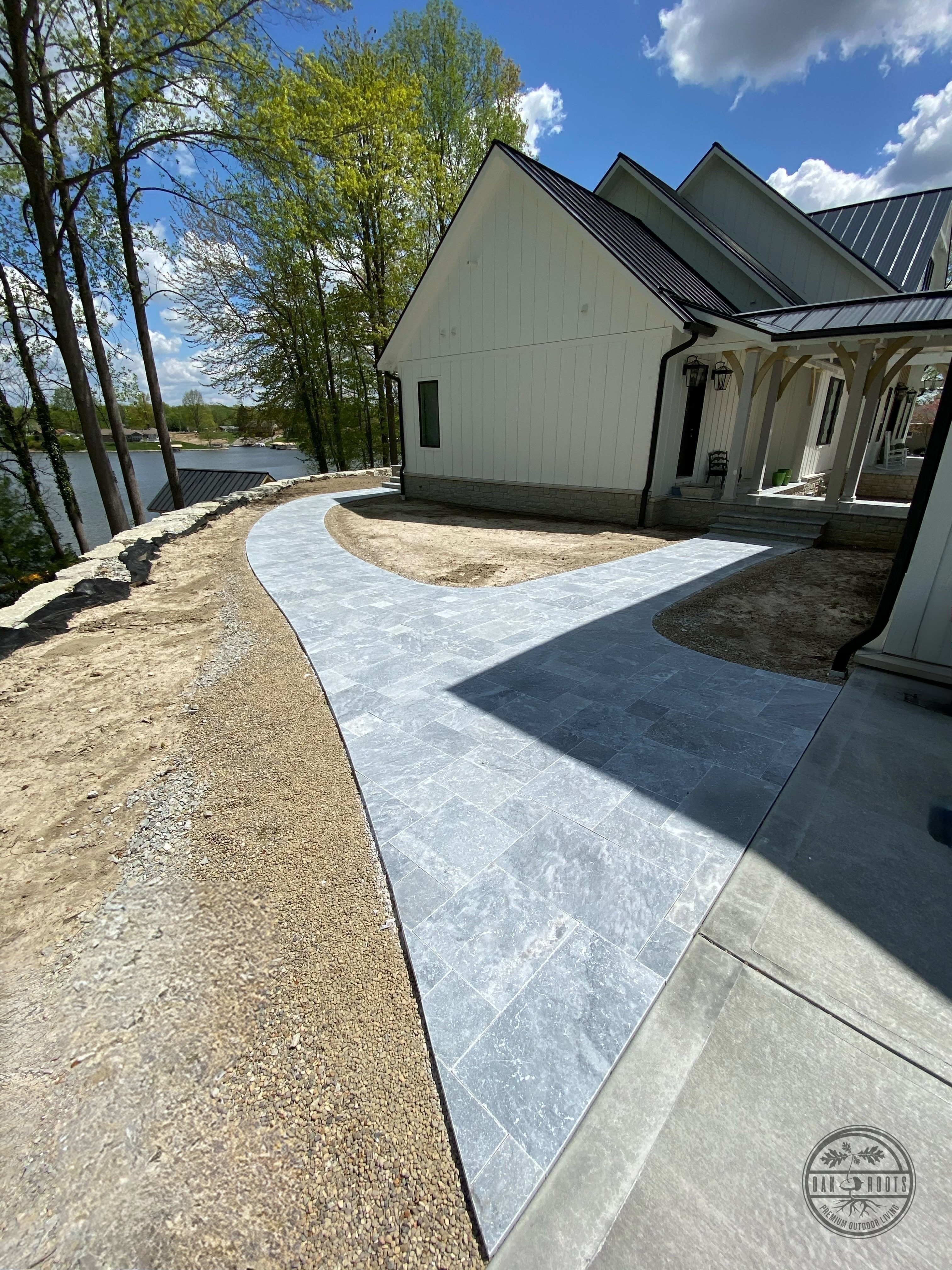 Premium hardscape outdoor space by Oak Roots LLC Milan Indiana