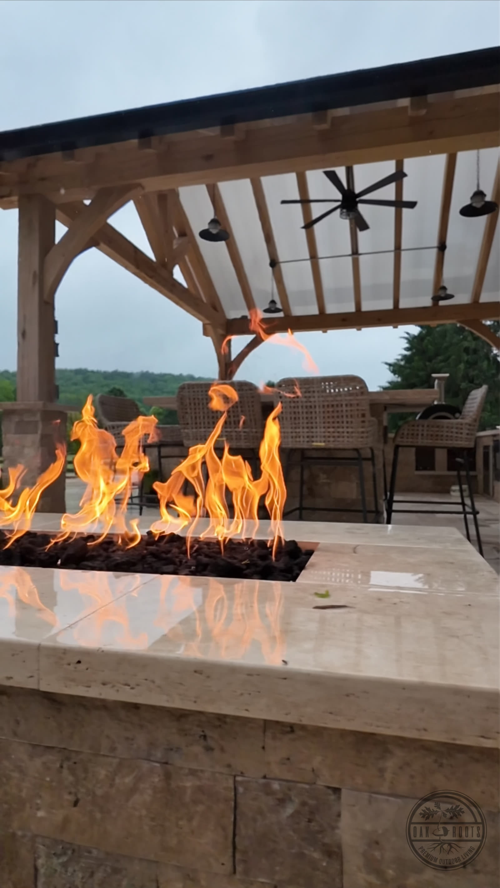 Premium outdoor living materials by Oak Roots LLC