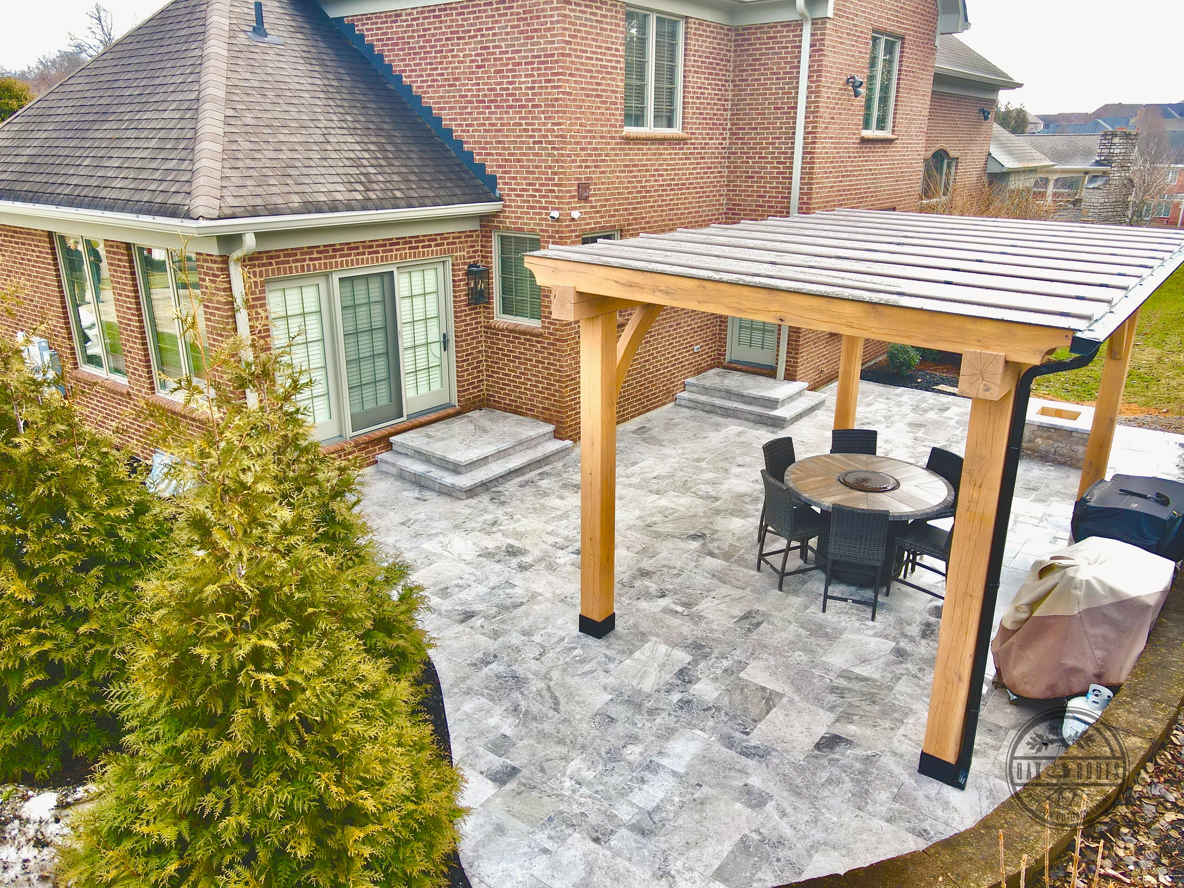 Oak Roots outdoor living space