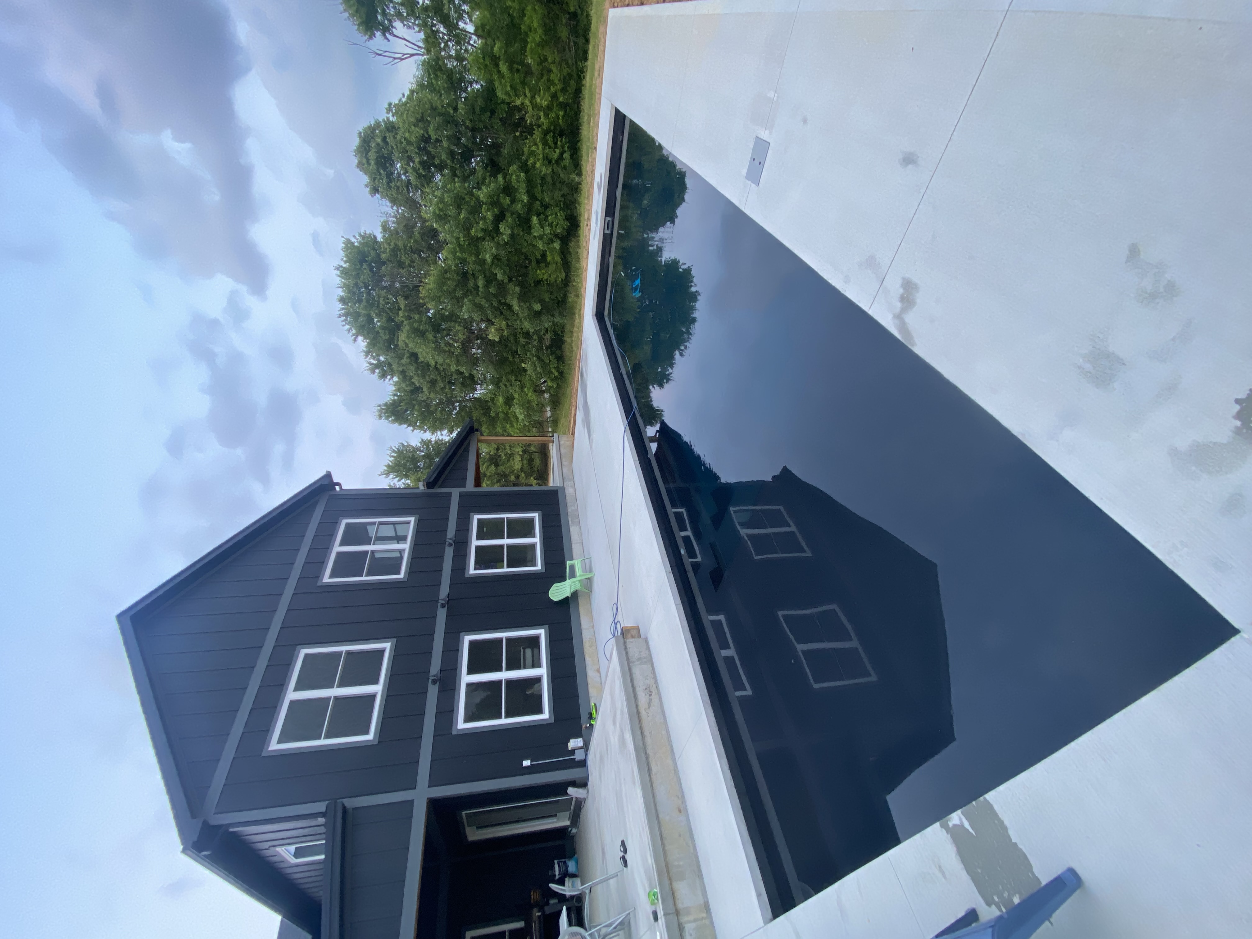 Pool deck and coping detail by Oak Roots LLC Milan Indiana