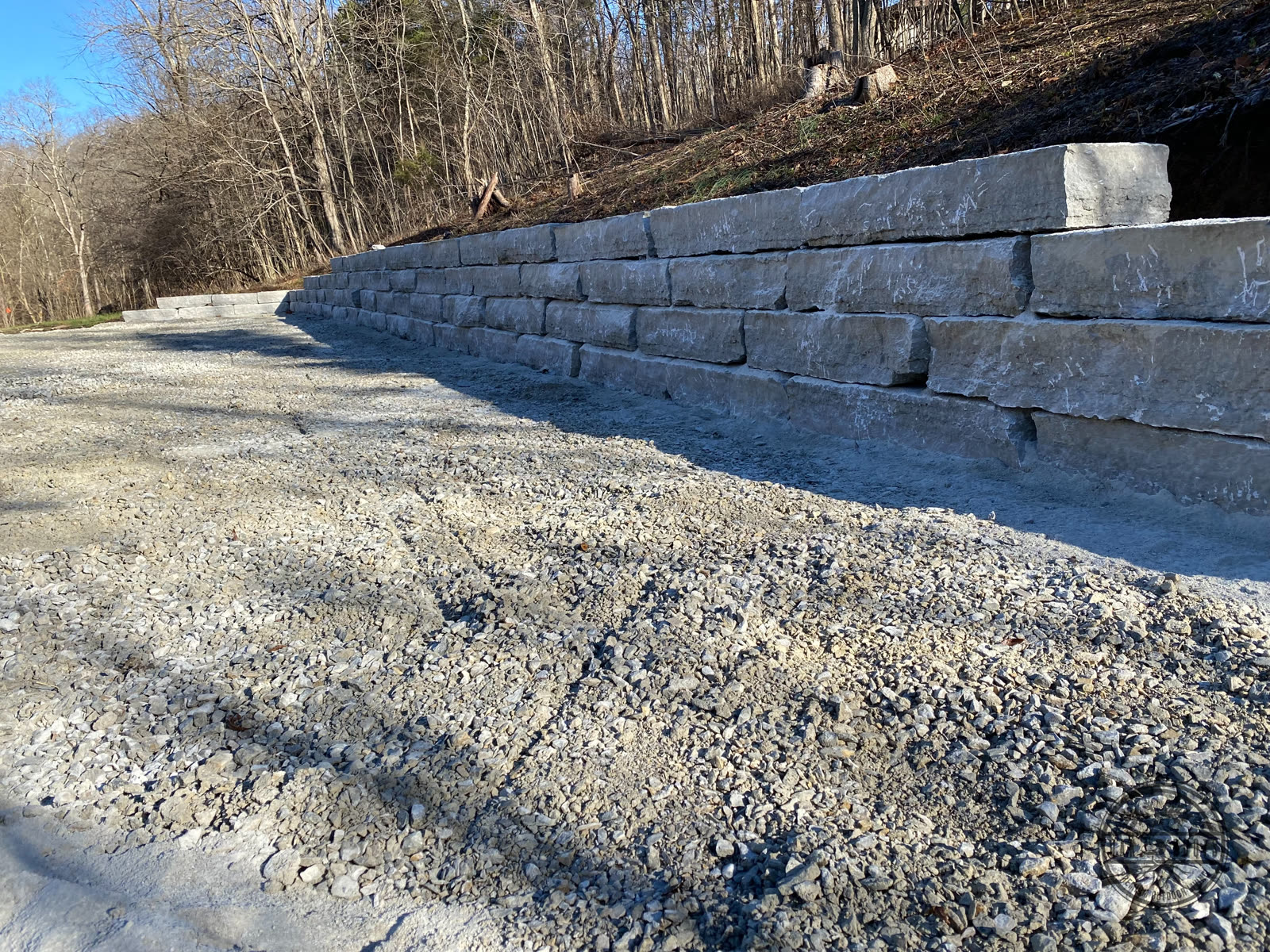 Limestone Retaining Wall by Oak Roots LLC — Milan, IN & the tri-state area